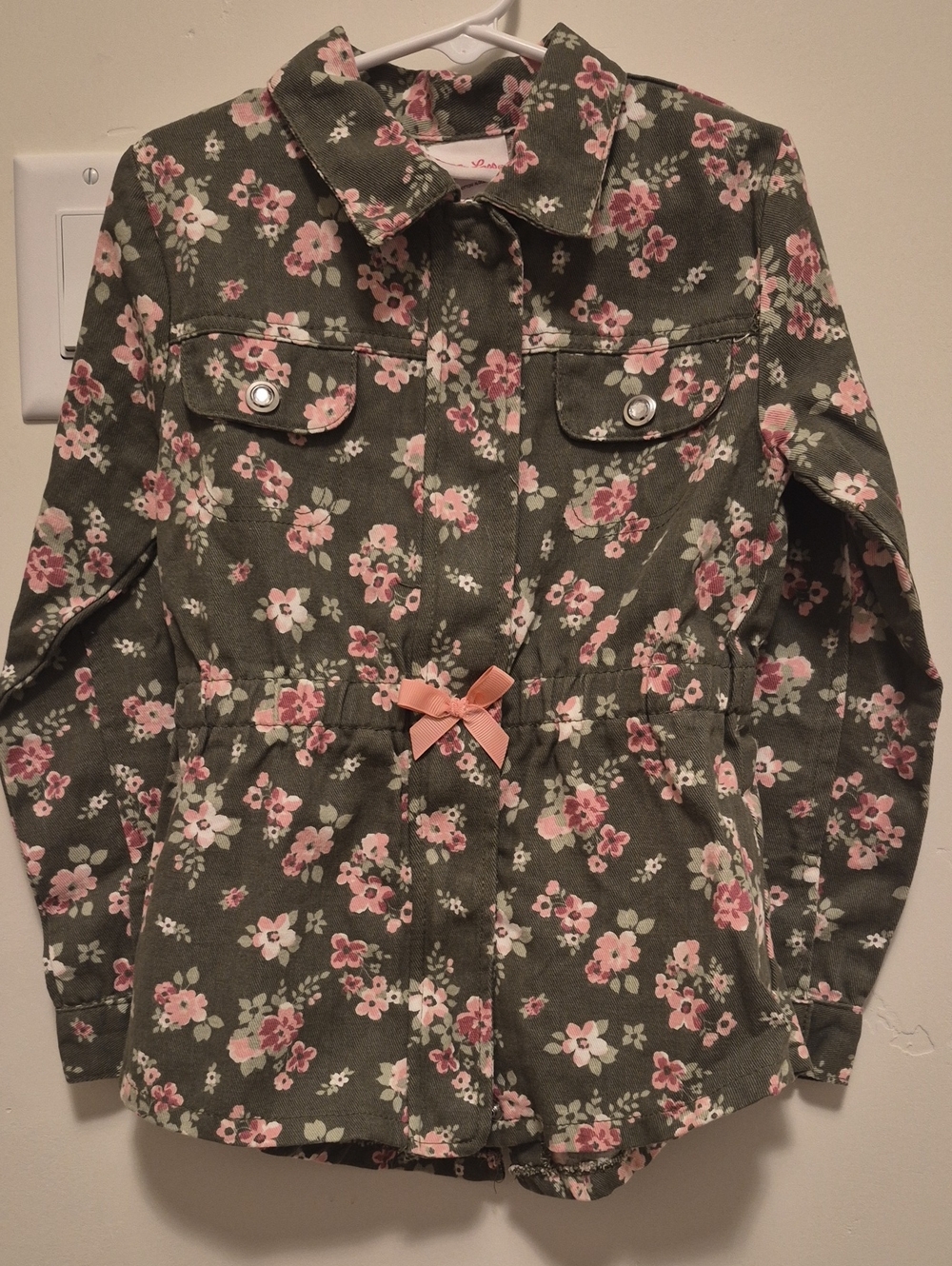 Girls Floral Jacket